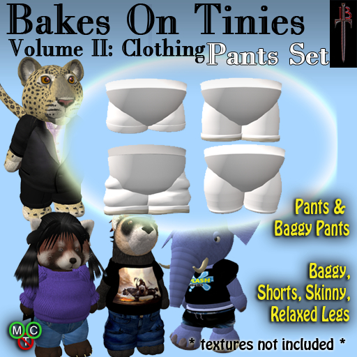 Bakes on Tinies II: Clothing - Pants Set