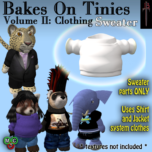 Bakes on Tinies II: Clothing - Sweater