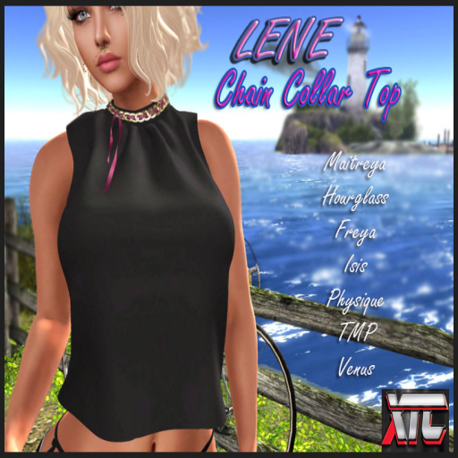 XTC Lene Chain Collar Top