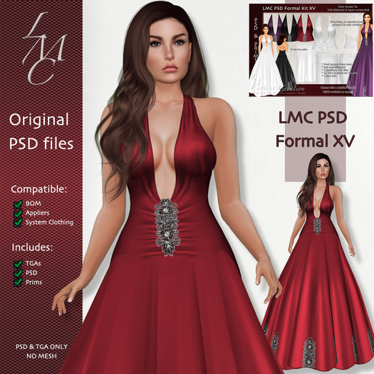 LMC PSD FILES - Formal Kit XV BOM - DEMO