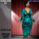 [L.T] Azurne Dress - P1 - Teal (REZZ ME)