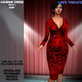 [L.T] Azurine Dress - P1 - Ruby (REZZ ME)