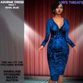 [L.T] Azurine Dress - P1 - Royal Blue (REZZ ME)