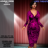 [L.T] Azurine Dress - P1 - Magenta (REZZ ME)