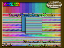 !Kushi! ZigzagCandyStripeCOMBO Textures -WearToUnpack