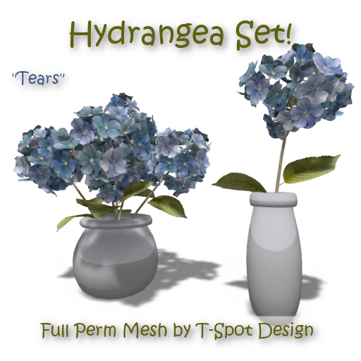 T-Spot Mesh - Hydrangea Set - "Tears" - FP - LI=0.5-3.5