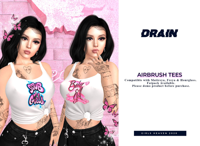 DRAIN: Airbrush Tee Fatpack [ADD]