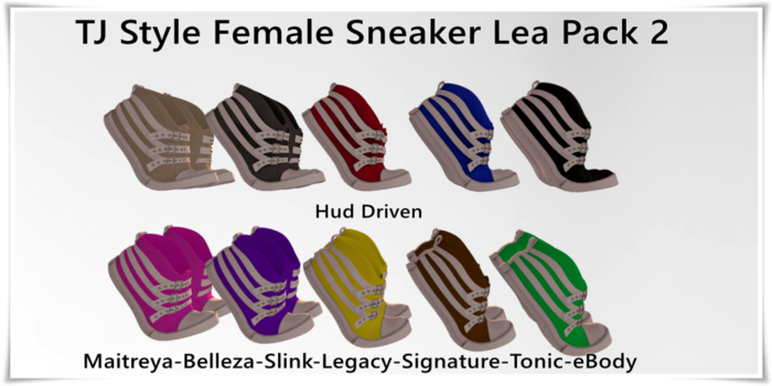 TJ Style Female Sneaker Lea Pack2