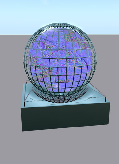 spinning caged ball 