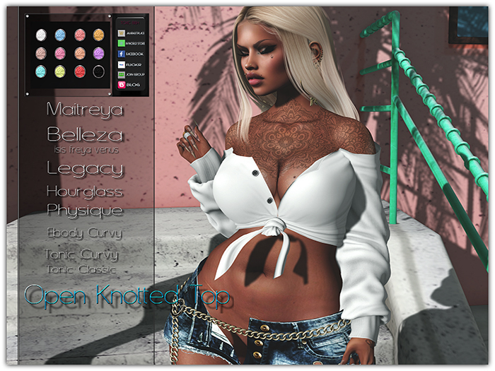 [TOXIC BISH] Open Knotted Top @ HUD