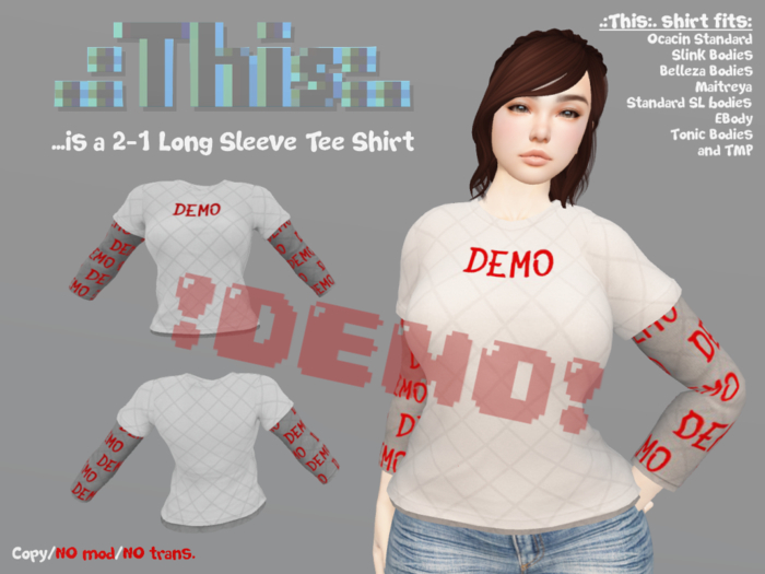 .:This:. (DEMO) 2-1 LongSleeveTee [BOXED-add me]