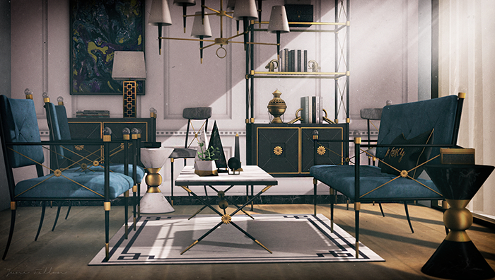 11 Fancy Decor: Ramses Side Table (black)