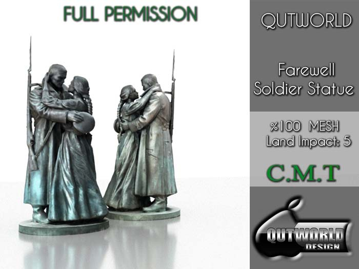 .::QUTWORLD Farewell Soldier Statue::.FP 