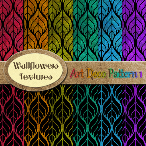*Wallflowers* Art Deco Pattern 1