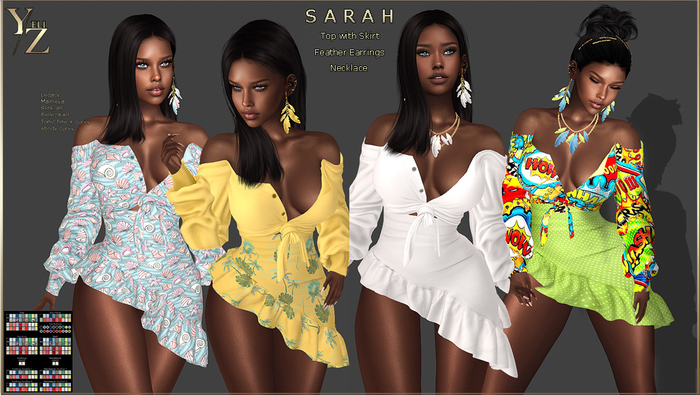 >> UnPack HUD << YELIZ MESH "SARAH"