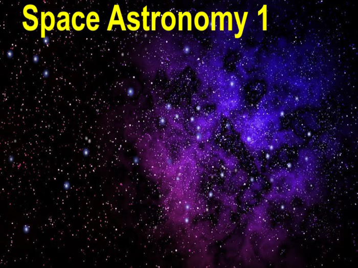 Space Astronomy 1