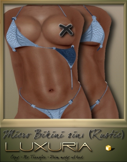 Luxuria Bikini Micro 2in1 - Blue