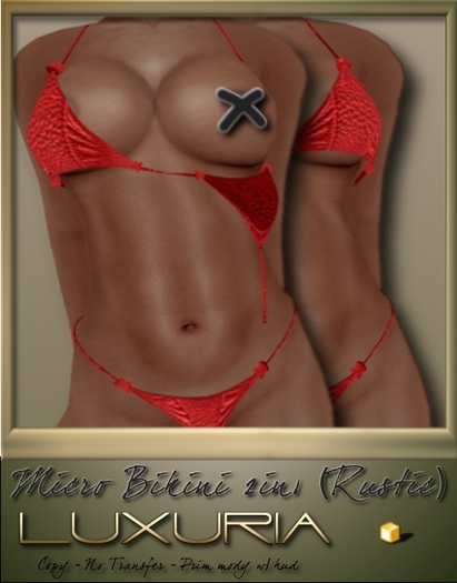 Luxuria Bikini Micro 2in1 - Red