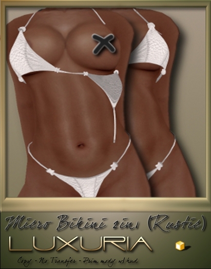 Luxuria Bikini Micro 2in1 - White