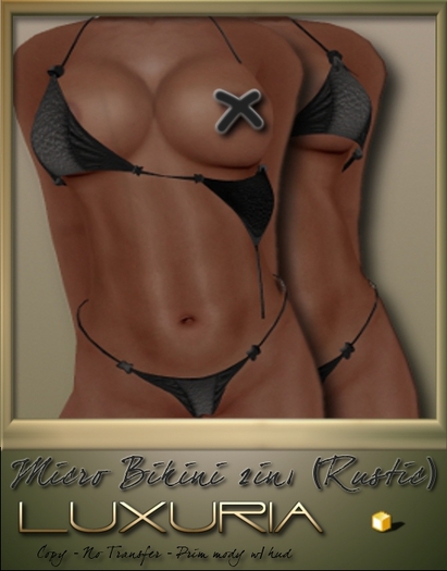 Luxuria Bikini Micro 2in1 - Black