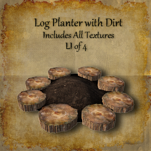 Bad Katz Log Planter
