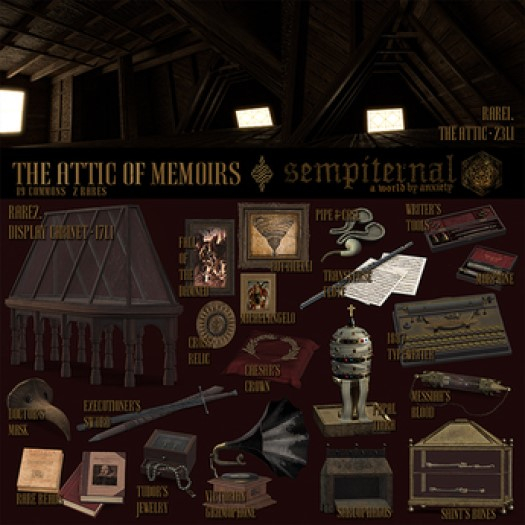 + LUX AETERNA [Attic Of Memoirs] 1887 Typewriter