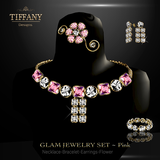 ::TD:: Glam Jewelry Set ~ Pink