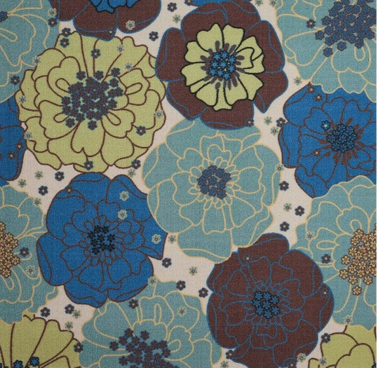 { KoolKatz Kreations } Rug (boxed )- Garden Floral