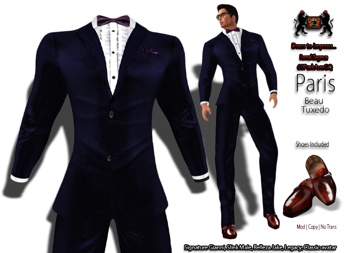 69ParkAveGQ Paris - Beau Tuxedo