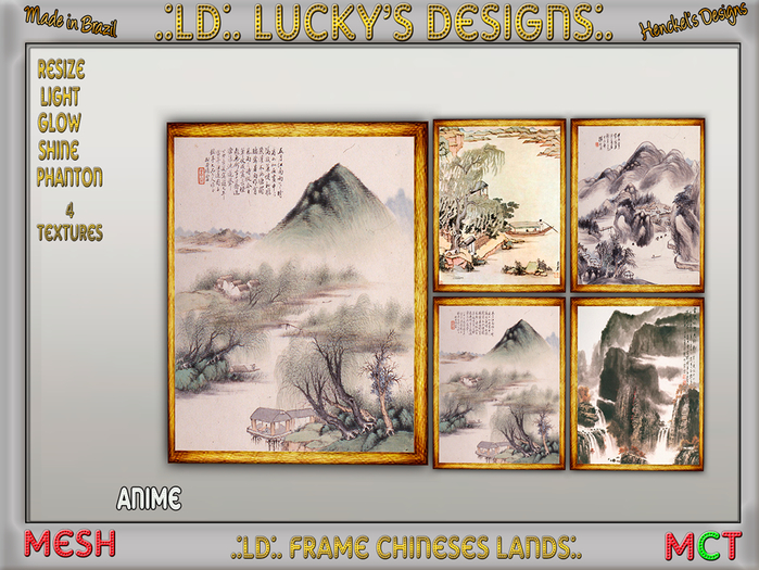 Ld Frame Second Life Marketplace - .:LD:. Frame Chineses Lands:.