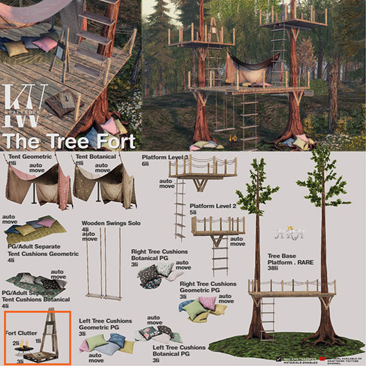 KraftWork . The Tree Fort . Fort Clutter
