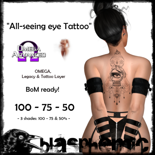 BLASPHEMIC - All-seeing eye Tattoo 