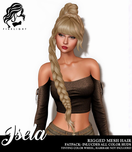!!Firelight!! Isela Gen2 Hair Fatpack -  wear