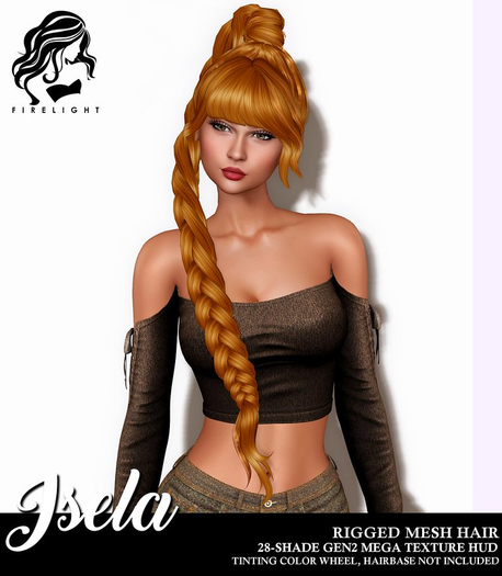 !!Firelight!! Isela Gen2 Hair Mega -  wear