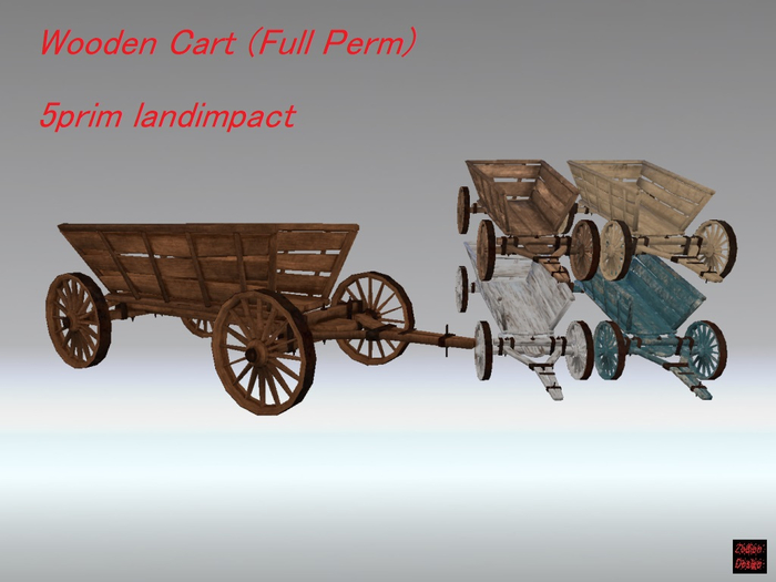 Wooden Cart (Full Perm) Box