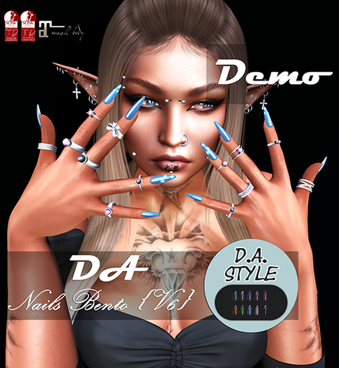 D.A. Nails Bento {V6} ~Demo~ w/Hud Maitreya / Slink