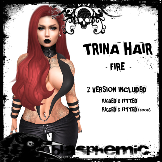 BLASPHEMIC - TRINA HAIR - FIRE