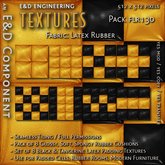 [FLR130] 8 Soft, Spongy Orange Latex Textures Rubber Textures Rubber Cushions PVC Textures from E&D ENGINEERING