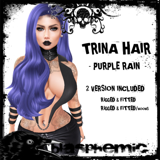 BLASPHEMIC - TRINA HAIR - PURPLE RAIN (boxed)