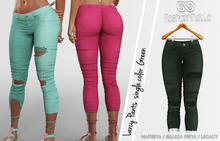 FashionNatic - Larcy Capri Pants Green - Maitreya, Belleza Freya, Legacy