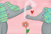 [Happy Panda] Wall Decor (boxed)  - Elephant Love