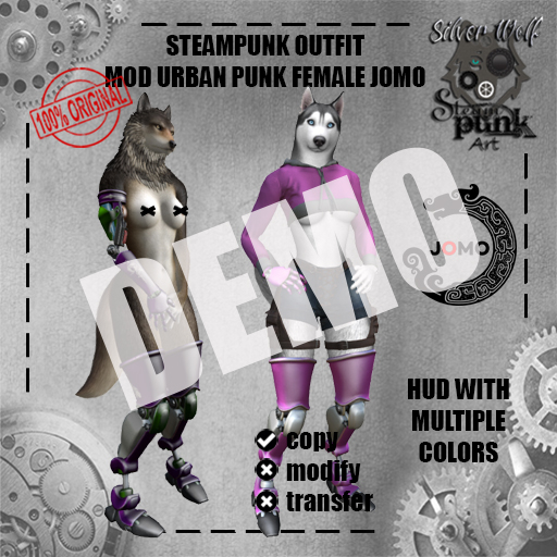 SW - Steampunk Outfit Mod Urban Punk Female Jomo DEMO (Box)