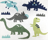 [Happy Panda] Area Rug (boxed) - Dinosaur