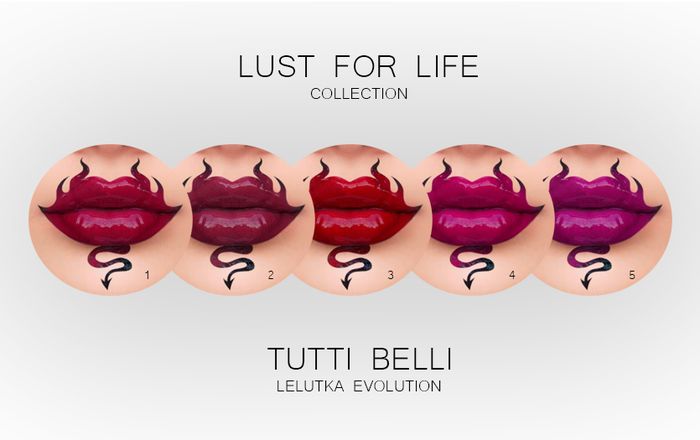 Tutti Belli - 'Lust For Life' Fatpack (Lelutka Evolution)