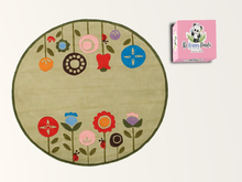 [Happy Panda] Area Rug (boxed) - Garden of Flowers