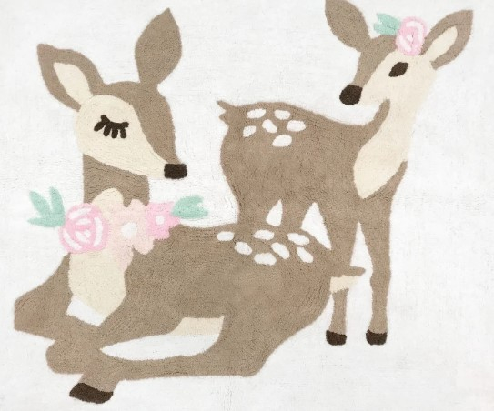 [Happy Panda] Area Rug (boxed) - Deers