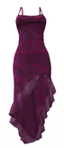 ALB CARMEN salsa dress berry - SLink Maitreya Belleza by AnaLee Balut