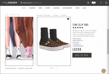 .miss chelsea. Tina Slip Ons Leopard