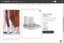 .miss chelsea. Tina Slip Ons Doodle