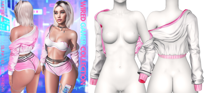 Spoiled - Gamer Girl Jacket White